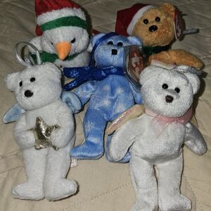 Beanie Baby Mini Ornament Toy Set